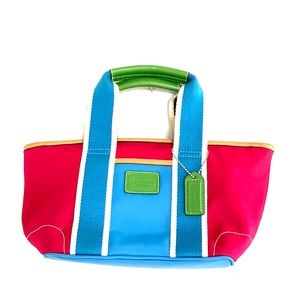 Mini coach tote bag